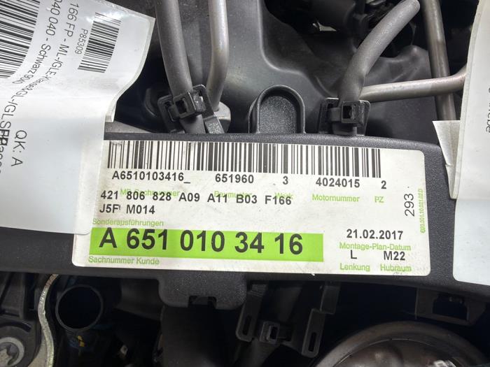 Motor Mercedes GLE