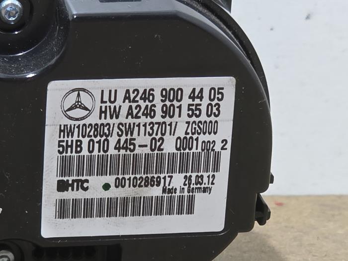 Panel de control de calefacción Mercedes B-Klasse