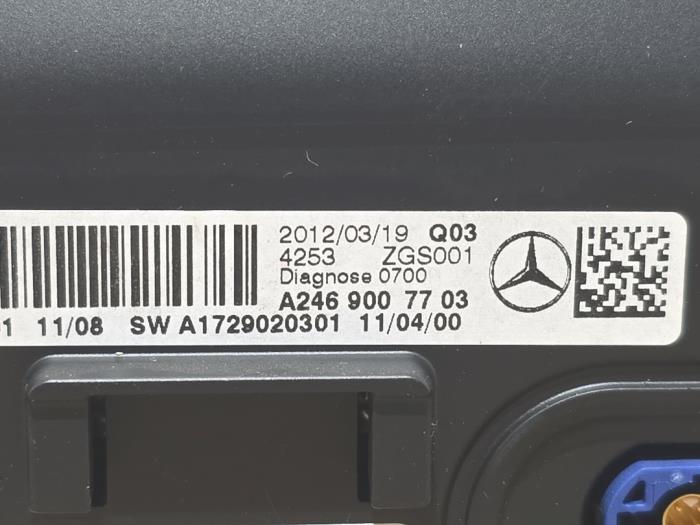 Pantalla de navegación Mercedes B-Klasse
