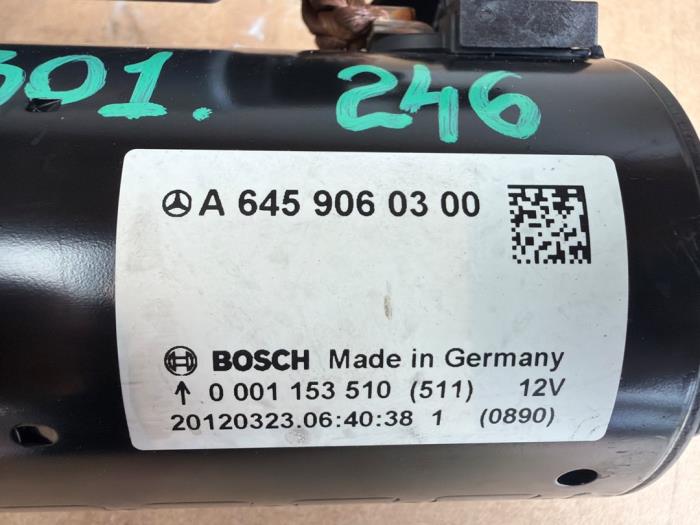 Motor de arranque Mercedes B-Klasse