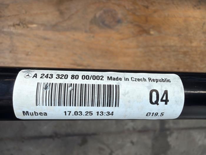 Rear-wheel drive axle Mercedes EQB