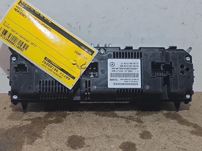 Panel de control de calefacción Mercedes E-Klasse