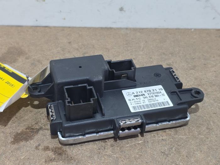 Heater resistor Mercedes E-Klasse
