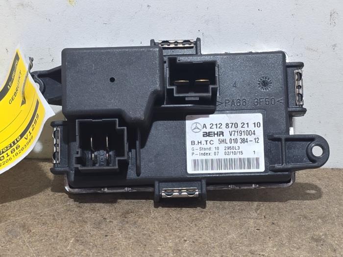 Heater resistor Mercedes E-Klasse