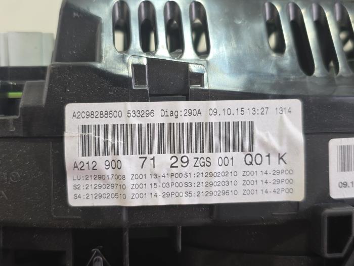Compteur kilométrique KM Mercedes E-Klasse