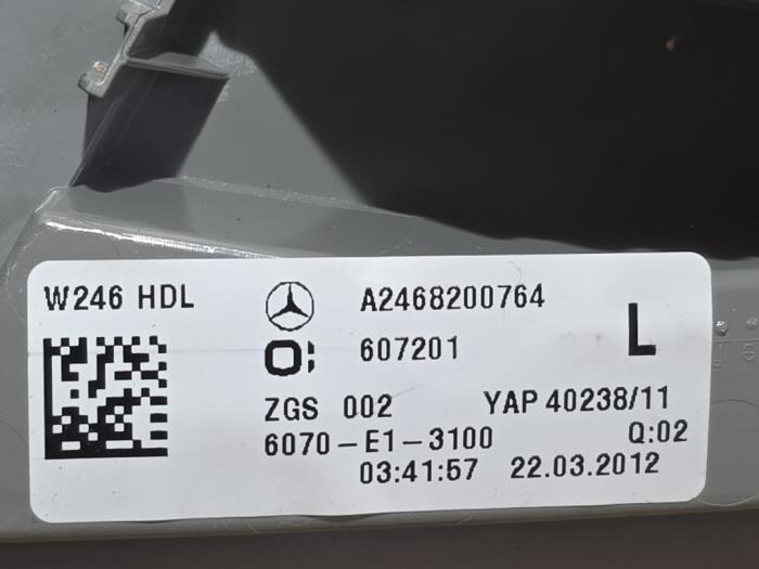 Tylne swiatlo pozycyjne lewe Mercedes B-Klasse