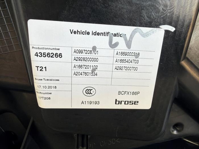 Portière 4portes avant gauche Mercedes GL-KLASSE