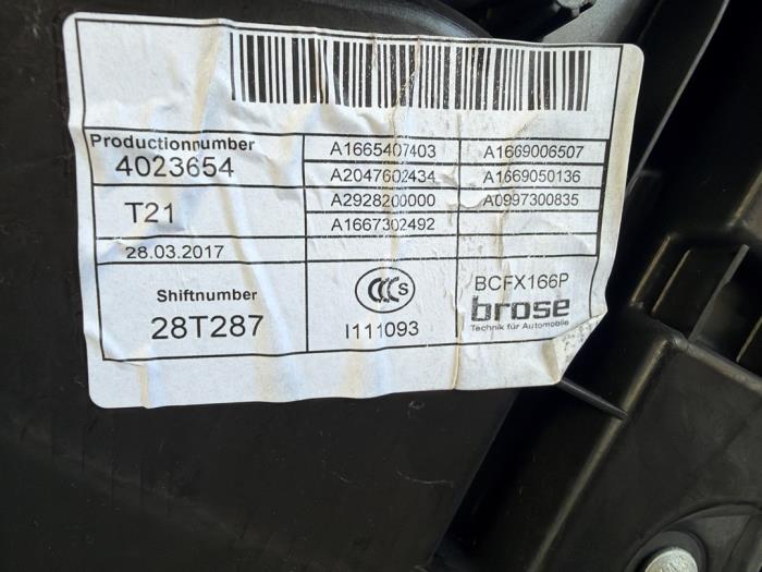 Portière 4portes arrière droite Mercedes GLE