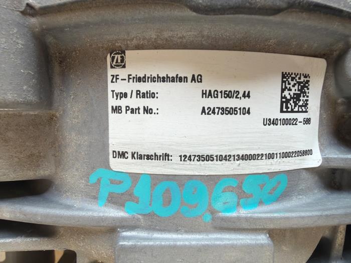 Rear differential Mercedes GLB-Klasse