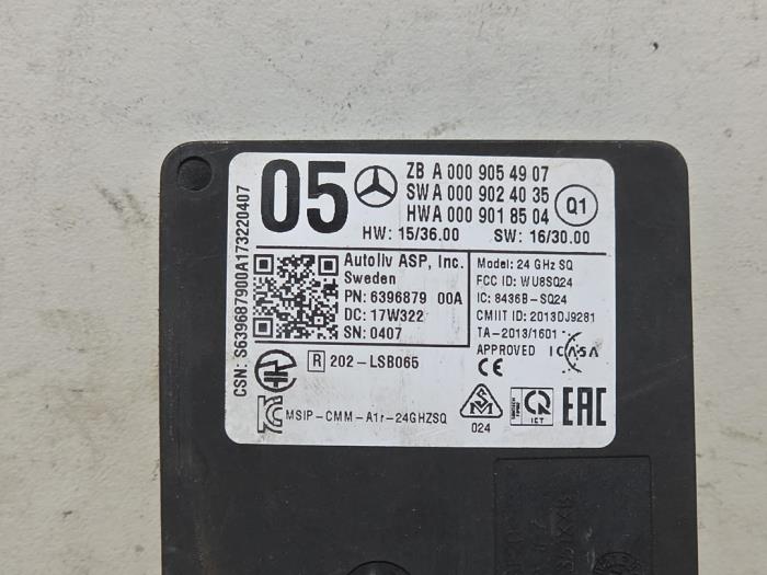 Radar sensor Mercedes C-Klasse