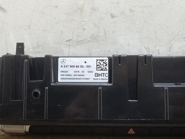 Panel de control de calefacción Mercedes GLB-Klasse