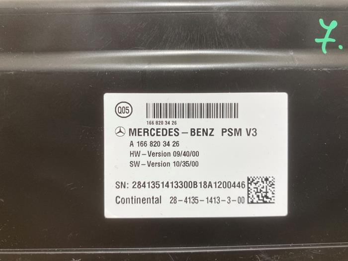 Sterownik fotela Mercedes GL-KLASSE