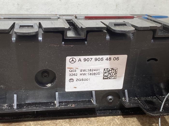 Panel de control de calefacción Mercedes Sprinter