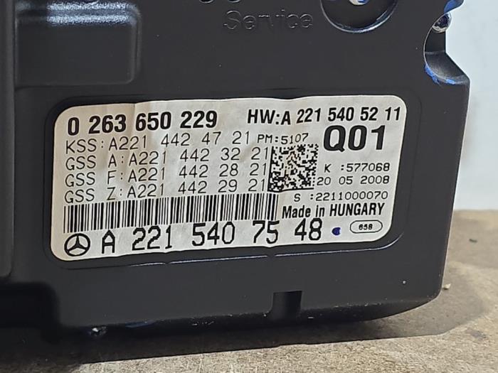 Odometer KM Mercedes S-Klasse