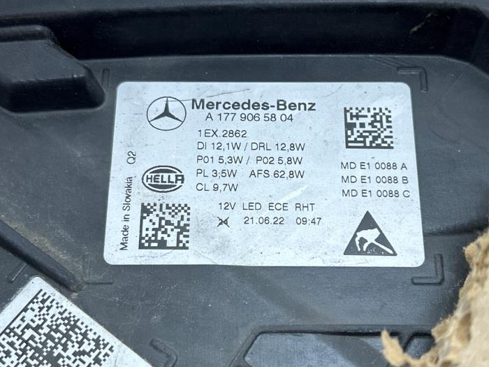 Koplamp rechts Mercedes A-Klasse