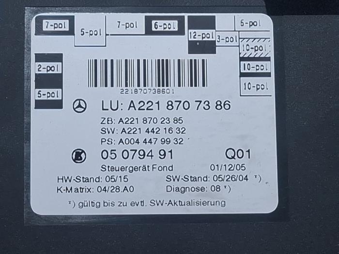 Centrale Deurvergrendelings Module Mercedes S-Klasse