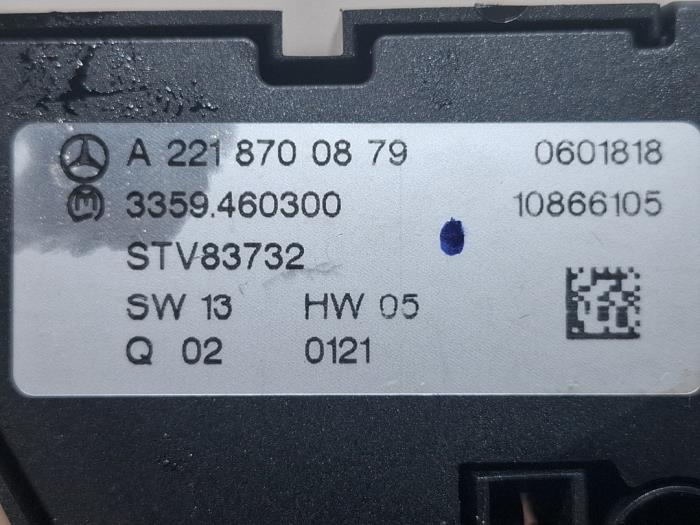 Electric seat switch Mercedes S-Klasse