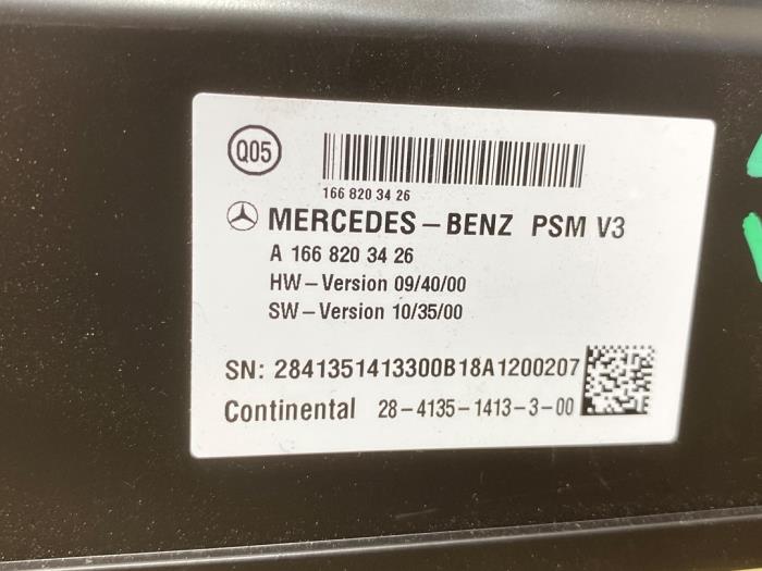 Sterownik fotela Mercedes GL-KLASSE
