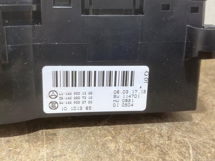 Heater control panel Mercedes GLE