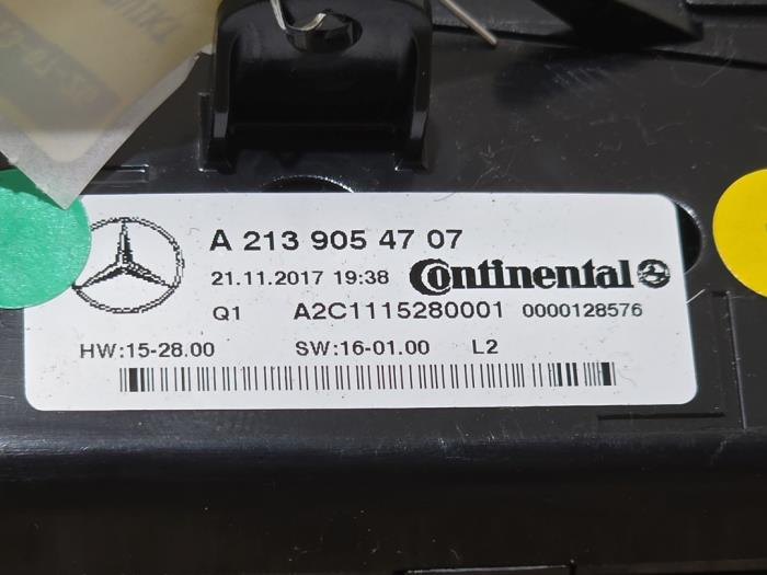 Panneau de commandes chauffage Mercedes CLS-Klasse