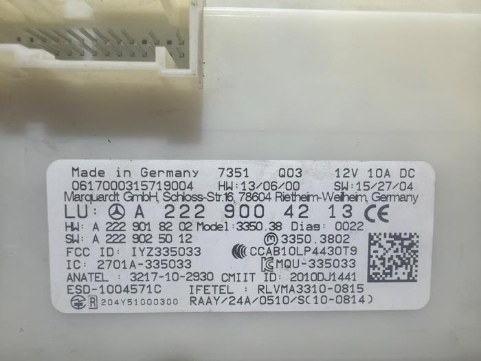 Module véhicule sans clés Mercedes C-Klasse