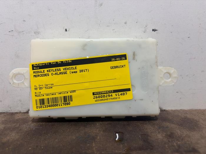 Module keyless vehicle Mercedes C-Klasse