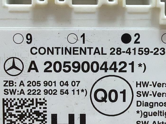 Central door locking module Mercedes GLC-Klasse