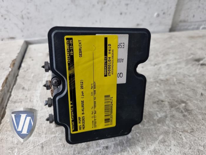 Gebruikte ABS Pomp Mercedes B (W246/W242) 1.6 B-180 BlueEFFICIENCY Turbo 16V Prijs € 156,09 Inclusief btw aangeboden door Vollux Carparts B.V.