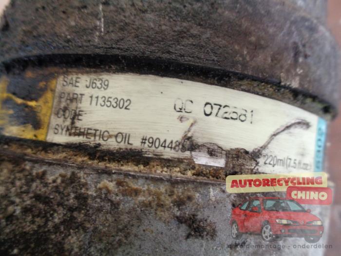 Aircopomp van een Opel Vectra B (38) 2.0 16V Ecotec 1998