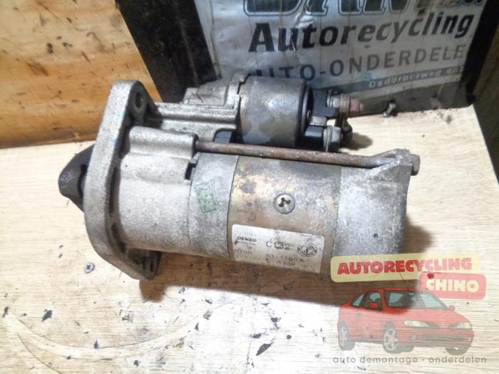 Gebruikte Startmotor Fiat Stilo (192A/B) 2.4 20V Abarth 3-Drs. Prijs € 27,00 Margeregeling aangeboden door Autorecycling Chino B.V.