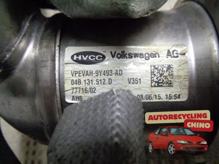Gebruikte EGR koeler Audi A1 Sportback (8XA/8XF) 1.4 TDI Ultra 12V Prijs € 115,00 Margeregeling aangeboden door Autorecycling Chino B.V.