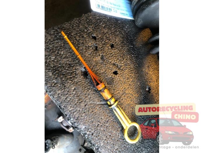 Gebruikte Olie Peilstok Renault Megane (BA) 1.6 16V Prijs € 25,00 Margeregeling aangeboden door Autorecycling Chino B.V.