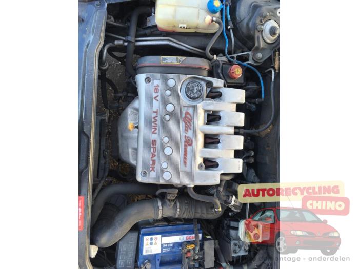 Gebruikte Motor Alfa Romeo 156 (932) 1.8 Twin Spark 16V Prijs € 400,00 Margeregeling aangeboden door Autorecycling Chino B.V.