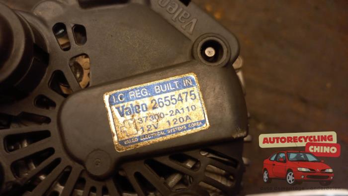 Dynamo van een Hyundai i30 (FD) 1.6 CRDi 16V VGT HP 2008