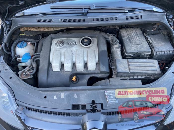 Gebruikte Motor Volkswagen Golf Plus (5M1/1KP) 1.9 TDI 105 Prijs € 400,00 Margeregeling aangeboden door Autorecycling Chino B.V.