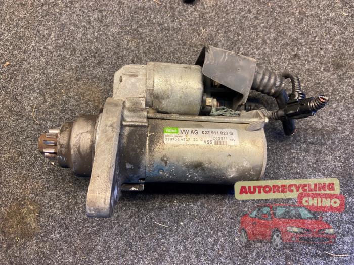 Gebruikte Startmotor Volkswagen Golf V (1K1) 1.4 GT 16V Prijs € 35,00 Margeregeling aangeboden door Autorecycling Chino B.V.