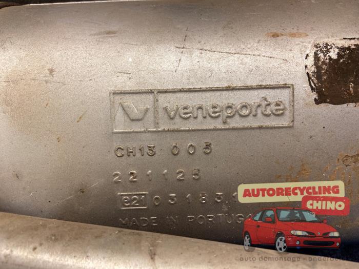 Uitlaat Einddemper van een Chevrolet Matiz (M200) 0.8 S,SE 2008