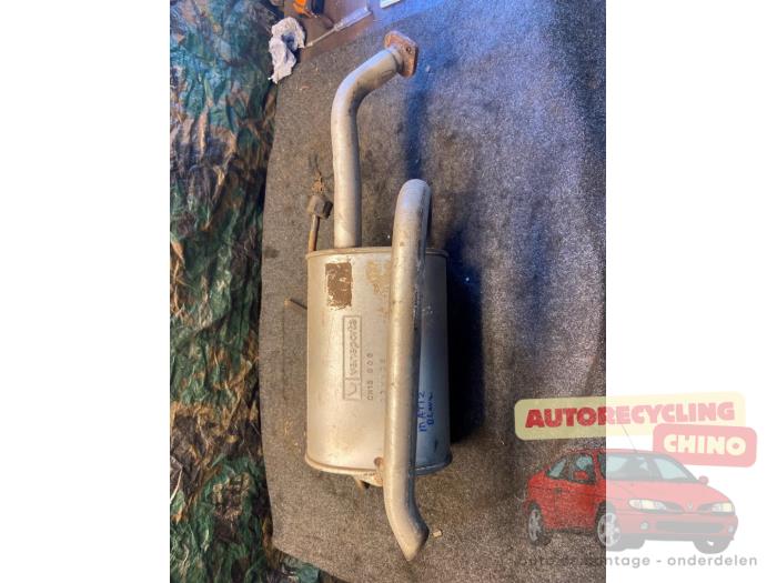 Uitlaat Einddemper van een Chevrolet Matiz (M200) 0.8 S,SE 2008