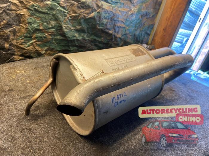 Uitlaat Einddemper van een Chevrolet Matiz (M200) 0.8 S,SE 2008