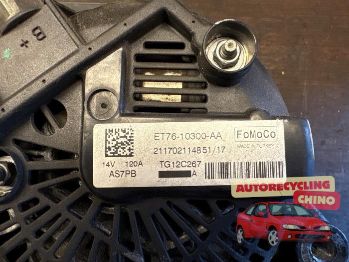 Dynamo van een Ford Transit Courier 1.5 TDCi 75 2018