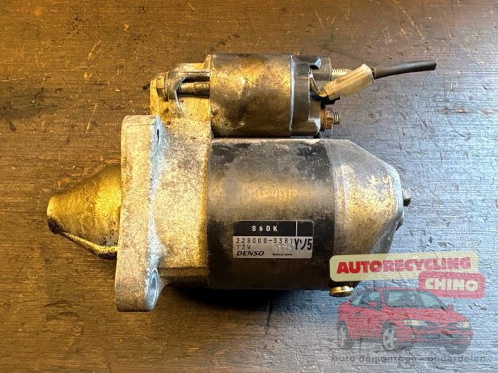 Gebruikte Startmotor Mazda 323 P (BA15) 1.5i 16V Prijs € 32,00 Margeregeling aangeboden door Autorecycling Chino B.V.