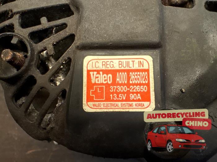 Alternator van een Hyundai Getz 1.6i 16V 2008