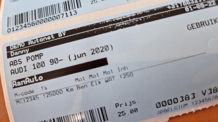 Gebruikte ABS Pomp Audi 100 Prijs € 26,25 Margeregeling aangeboden door CASPER BV