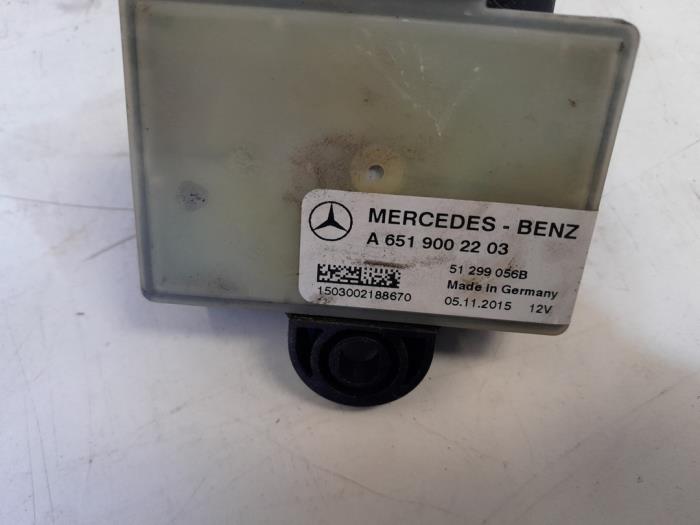 Voorgloei Relais van een Mercedes-Benz CLA (117.3) 1.5 CLA-180 CDI, 180 d 16V 2015