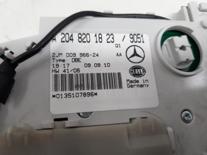 Binnenverlichting voor van een Mercedes-Benz E (C207) E-350 CDI V6 24V 2010