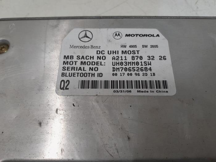 Bluetooth module van een Mercedes-Benz ML II (164/4JG) 3.0 ML-280 CDI 4-Matic V6 24V 2006