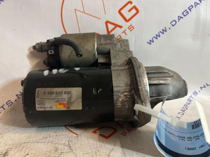 Gebruikte Startmotor BMW 1 serie (E87/87N) 116i 1.6 16V Prijs € 50,00 Margeregeling aangeboden door Dag Parts