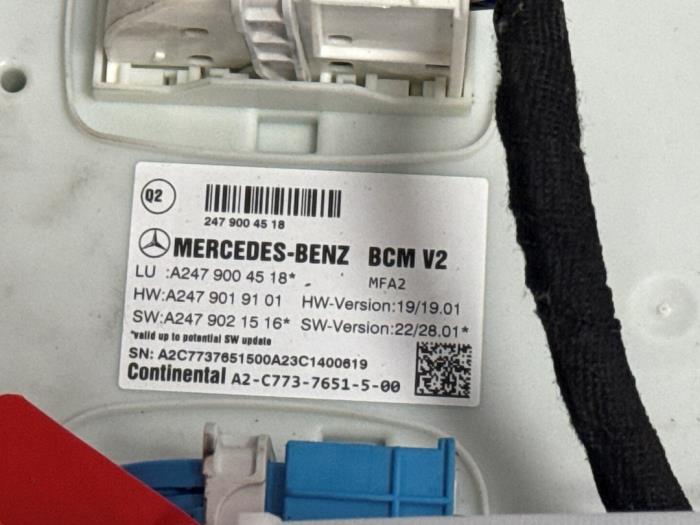 Computer Body Control van een Mercedes-AMG GLA AMG (H247) 2.0 45 S AMG Turbo 16V 4-Matic+ 2025