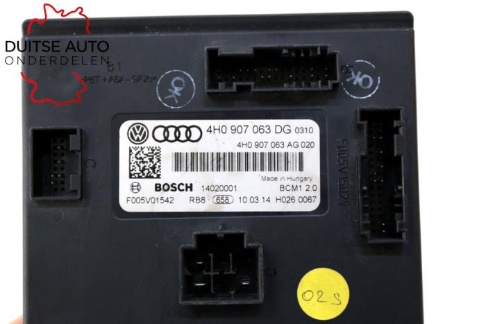 Computer Body Control van een Audi A7 Sportback (4GA/4GF) 2.8 V6 24V FSI Quattro 2015