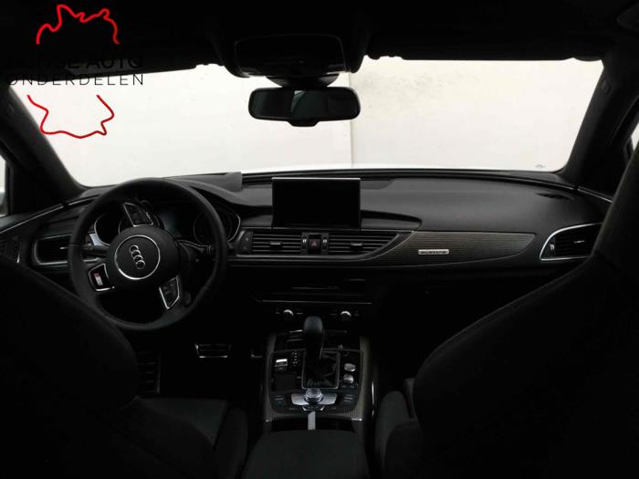 Head-up display van een Audi A6 (C7) 3.0 V6 24V TFSI Quattro 2016